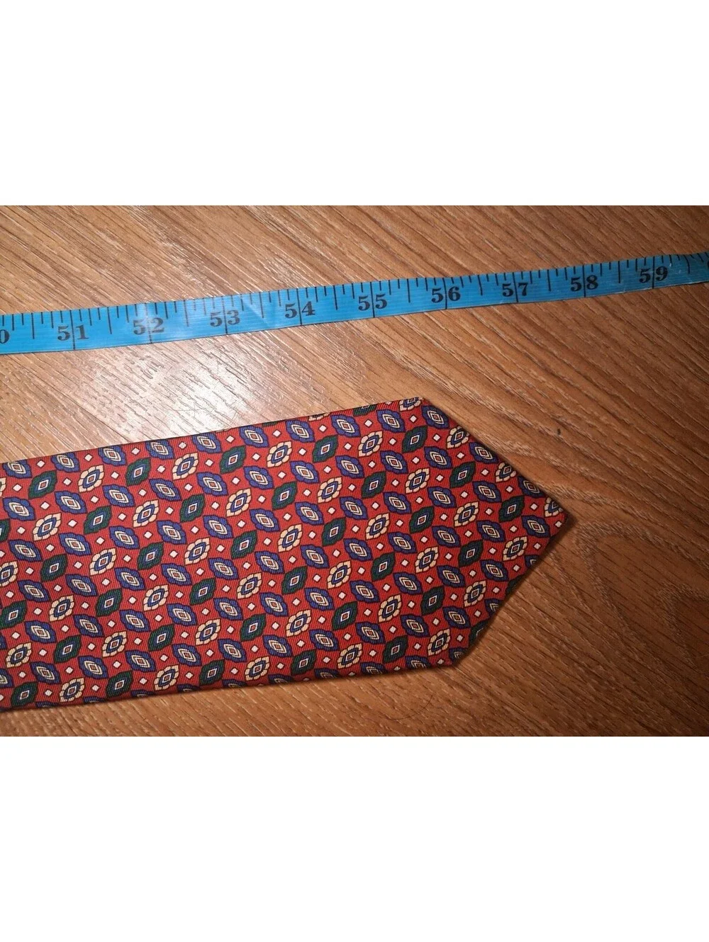 Brooks Brothers 100% Silk Tie Red Floral Made in USA Wide